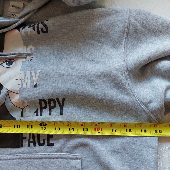 ATC  Wednesday Addams This Is My Happy Face Hoodie, Unisex S - Picture 4 of 5